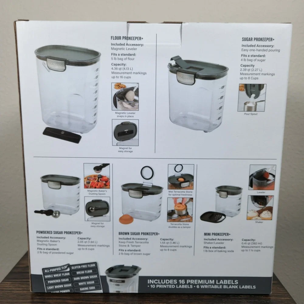 Progressive ProKeeper+ Professional Bakers Set 9 Piece Airtight Containers